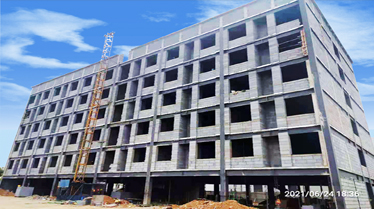 蔚蓝多层框架钢结构工程：洛阳新强联宿舍楼